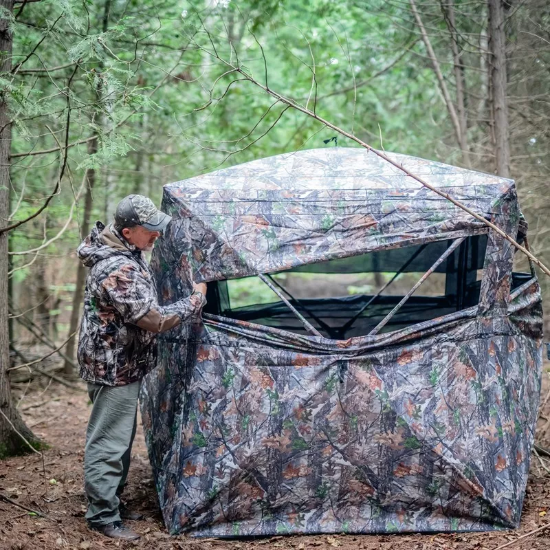 camouflage hiking tent